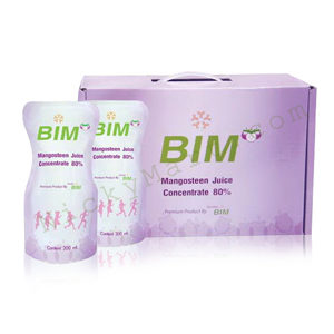 น้ำมังคุดสกัดเข้มข้น bim 30 ซอง